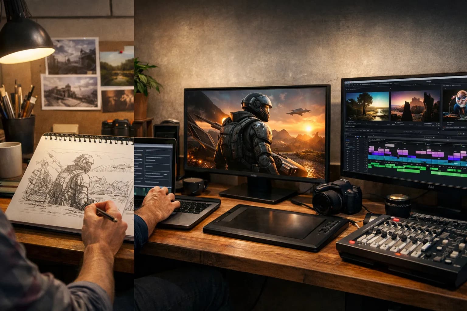 Suggested Veo workflow from ideation to final render